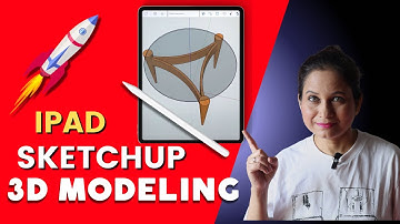 3D Modeling on iPad MADE EASY! SketchUp Table Tutorial for Beginners