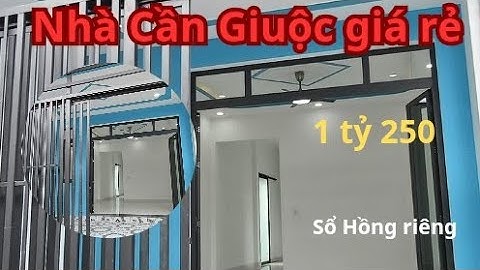 Nhà Cần Giuộc Sổ Hồng riêng 5x15 Giá rẻ 1 tỷ 250 LH 0858 915 872
