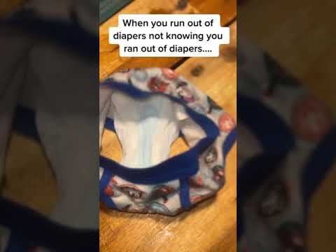 When You Run Out Of Diapers Not Knowing You Video By Imalwaysbanned92 #Shorts