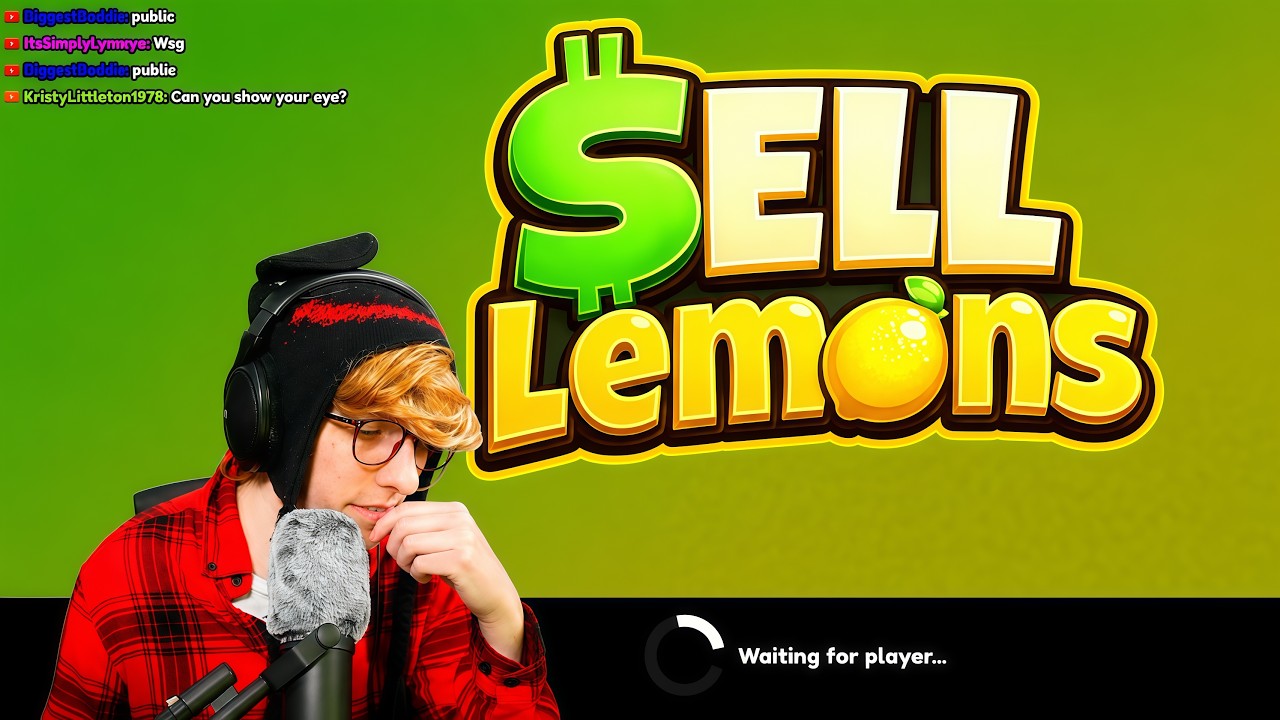 KreekCraft first time playing Roblox Sell Lemons..