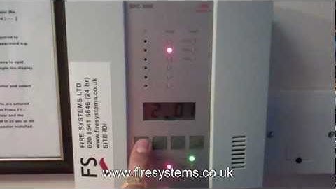 Resetting a detectomat Wireless fire alarm panel