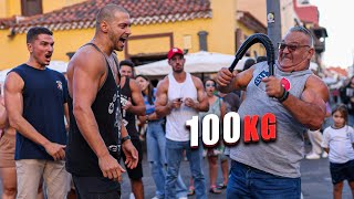 Bend This Worlds Hardest 100kg Bar, WIN $100!