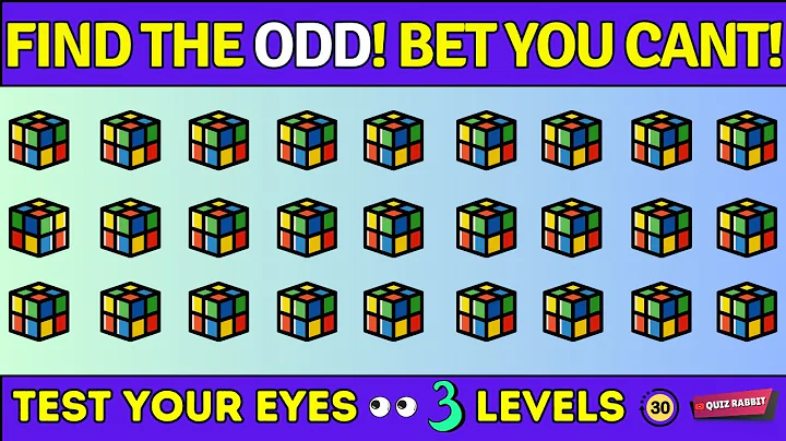 Find the ODD One Out | How Good Are your EYES 👀 ? | Easy, Medium & Hard Levels