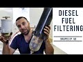 Cleaning diesel tanks and fitting a diesel fuel filter system - Ep 58