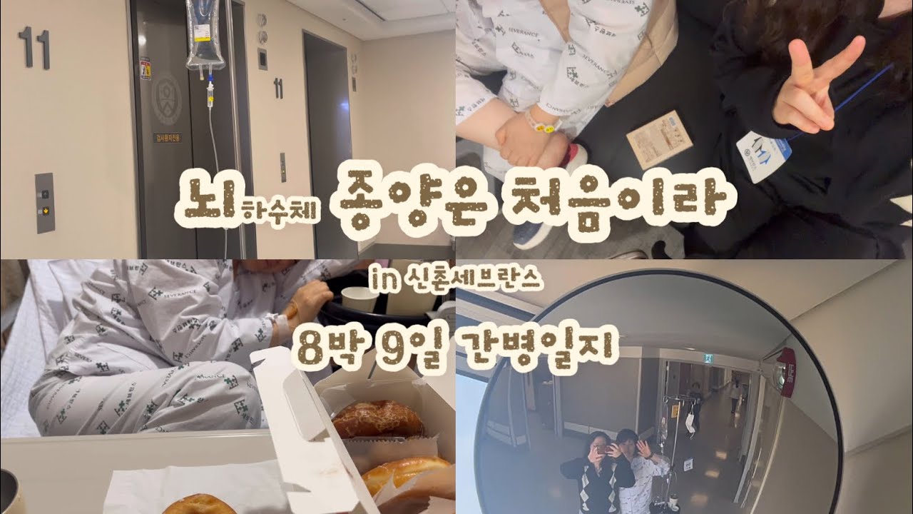 뇌하수체 종양 수술 간병 브이로그 (in 신촌세브란스) 1편