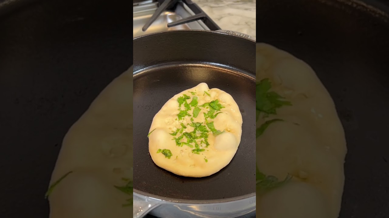 #shorts Quick Indian-Style Naan Without Yeast