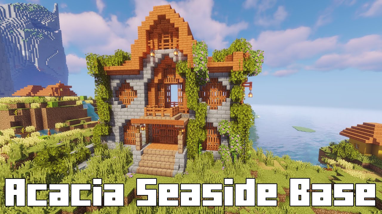 Minecraft Acacia Seaside Base | Coastal Retreat Inspiration