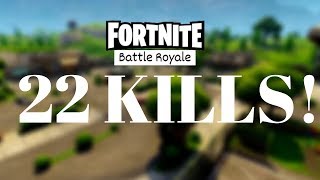 22 KILL SOLO VS. SQUADS! (Fortnite Battle Royale) - Flynn