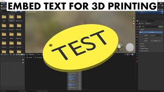 Blender Tutorial: Put Text Inside Any Object For 3D Printing