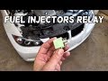 FUEL INJECTORS RELAY LOCATION REPLACEMENT BMW E90 E91 E92 E93