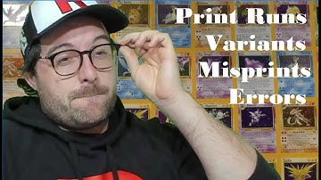 Fossil Guide - How To Identify Pokemon Card Print Runs, Variants, Misprints and Errors
