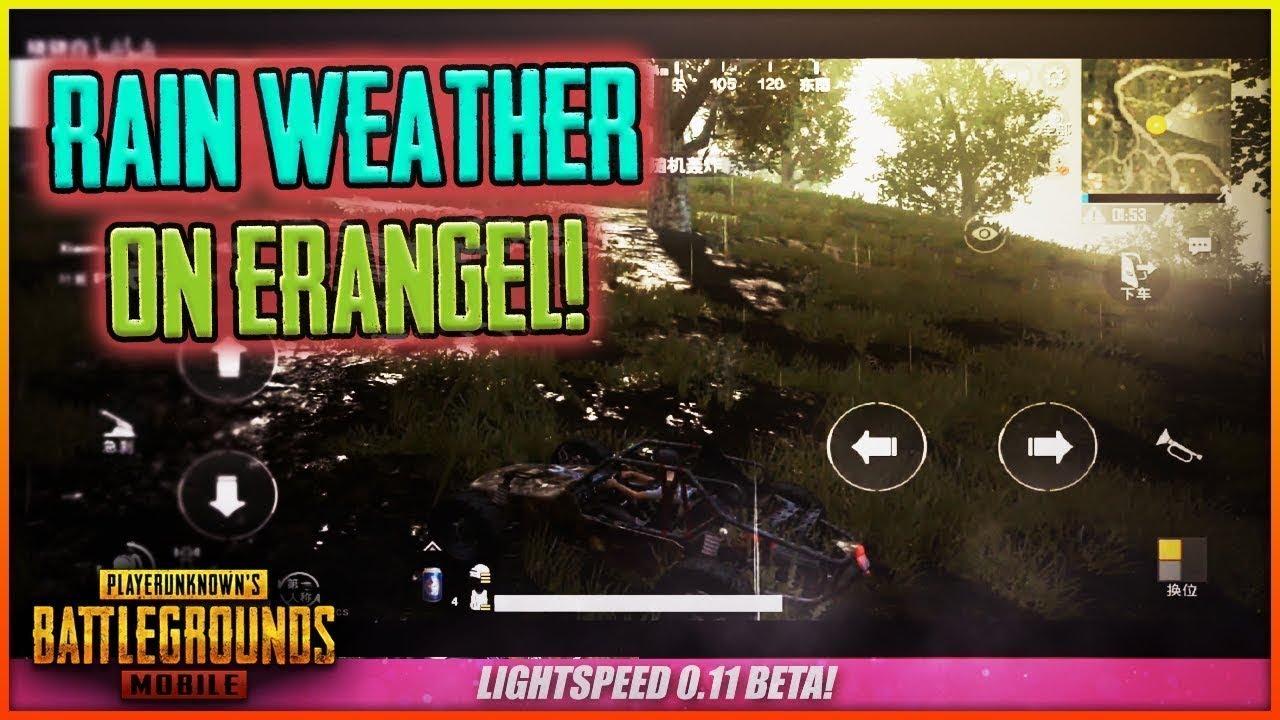 Rain and Fog Weather Gameplay in Erangel | PUBG Mobile 0.11