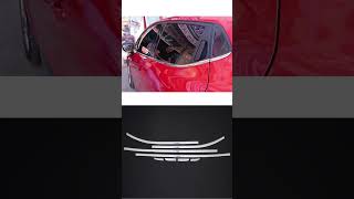 Renault Clio Mk4 2012-2019 Chrome Window Frame Sill Trim Strips Streamer 8 Pcs