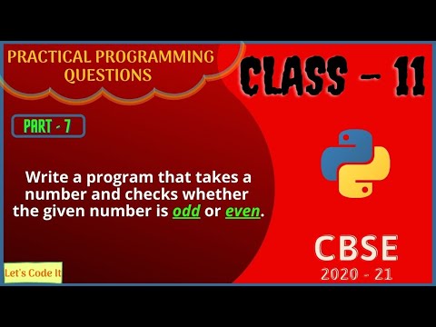 #7 Python Pratical Programming || Computer Science || Python Class-11 || 2020-21
