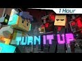 [1 Hour] ♪ "Turn It Up" - A Minecraft Original Music Video/Song ♪