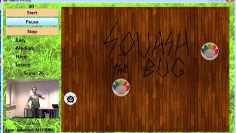 Squash The Bug for Kinect- Vlad-Stefan Zahan && Stefan Fodor
