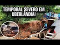 FORTE TEMPORAL PROVOCOU ENXURRADA EM UBERLÂNDIA MINAS GERAIS!!