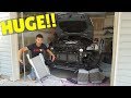 Nissan GTR Race Front Mount Intercooler Installation!! *MORE POWER*