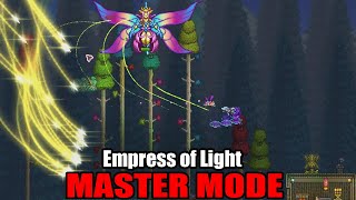 A gameplay video showing the empress of light boss from terraria's
journey's end final update, fought during daytime where all her
abilities one-shot ...