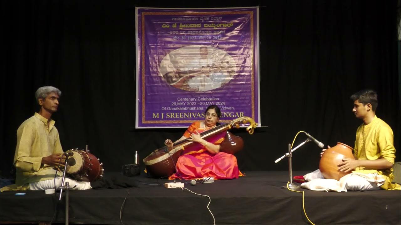 M J Srinivas Iyengar Memorial Veena concert YouTube