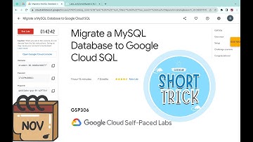[NOVEMBER] Migrate a MySQL Database to Google Cloud SQL | #qwiklabs || #GSP306  [With Explanation🗣️]