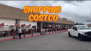 shopping at Costco