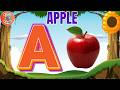 🌈⭐️ A is for Apple : ABC Fun Phonic Song | How Many Fingers in my 🤚 Numbers Counting | ABCD Song