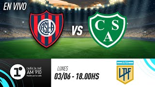 SAN LORENZO VS SARMIENTO - EN VIVO - LIGA PROFESIONAL