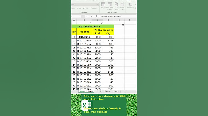 Hướng dẫn dùng hàm vlookup excel 2023 năm 2024