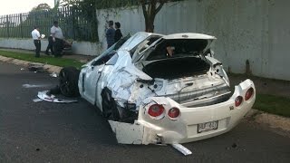 Nissan GT-R  ► Подборка безумных аварий