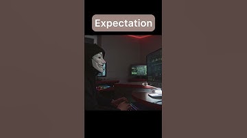 HACKING Expectations Vs Reality 😁🎭 #cybersecurity #viral