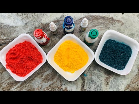 فيديو: كيفية صنع الرمل الملون