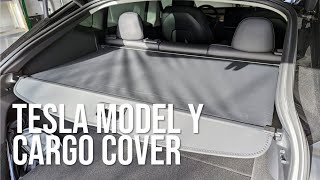 Tesla Model Y Cargo Cover Install