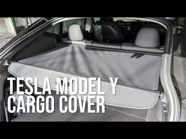 Tesla Model Y Cargo Cover Install 