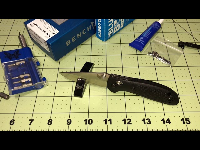 Installing Custom Scales on Ritter Benchmade Mini Griptilian 