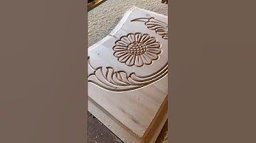 new styles wood design by CNC machine #wood #viral #trending #no1trending #freefireindia