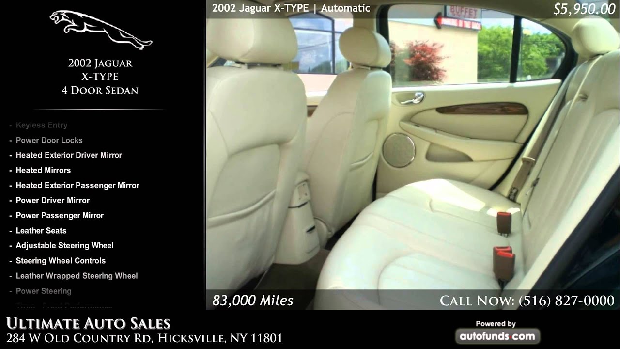 Used 2002 Jaguar XTYPE Ultimate Auto Sales, Hicksville, NY SOLD