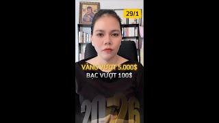 420. Vàng Vượt 5.000 Và Bạc Vượt 100