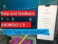 FREE Solution Bypass FRP All Huawei 2019 ANDROID 9 NOT " help and feedback" & " app not installed"