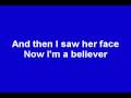 Smash mouth  im a believer lyrics shrek