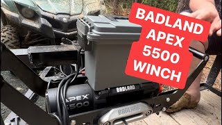 Harbor Freight BADLAND APEX 5500 Winch and Hitch Winch Mount