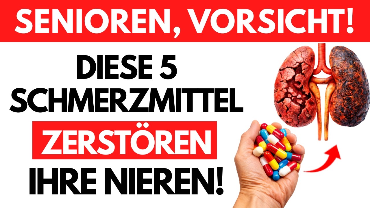 Diese 5 Schmerzmittel würde ich NIEMALS nehmen – sie lassen Ihre Nieren VERSAGEN!