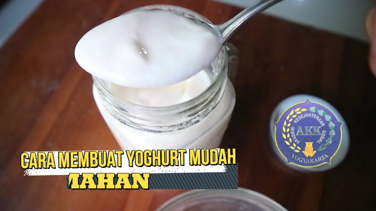 CARA MEMBUAT YOGHURT MUDAH 