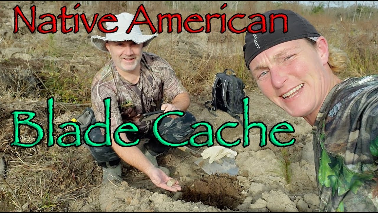 Native American Blade Cache Found Near Charleston South Carolina - YouTube