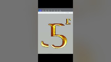 LoTR - BFME Font Art EP1: How to make the number 5 in Paint 3D using In-Game Images