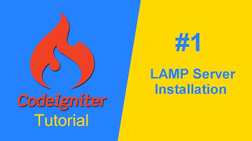 CodeIgniter Tutorial 1 - Lamp Server Setup