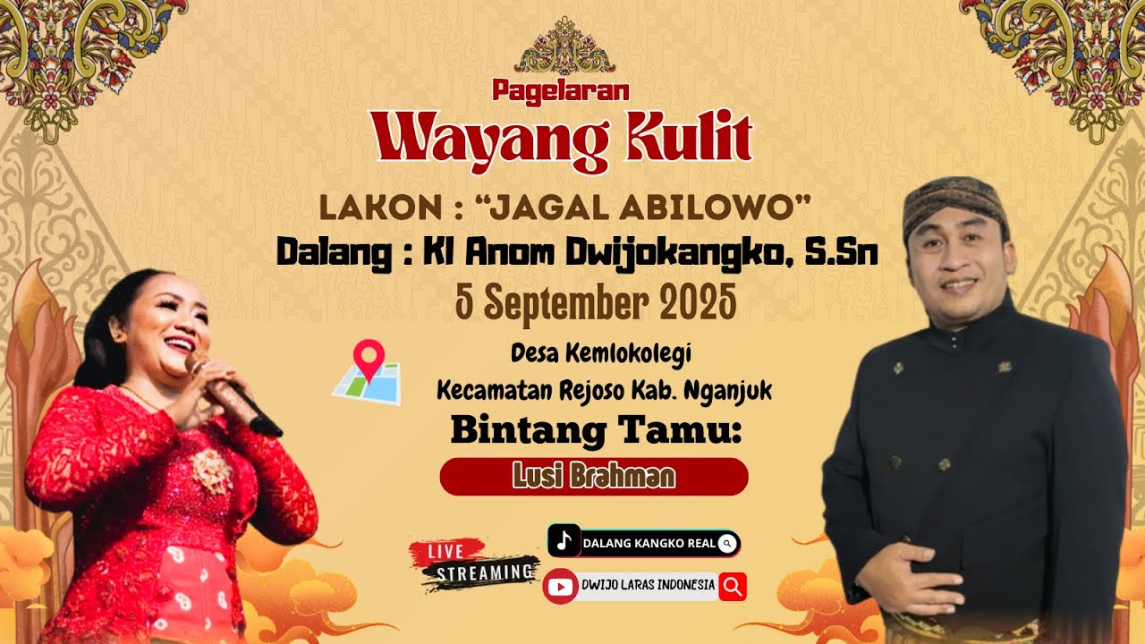 🔴LIVE WAYANG KULIT DALANG KI ANOM DWIJOKANGKO, S.Sn 
