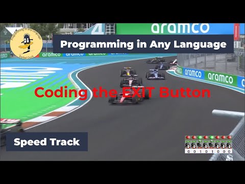 Coding the EXIT Button