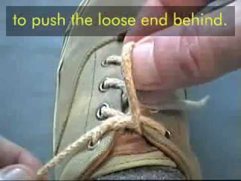 world's fastest shoelace knot