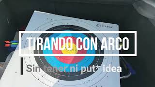 Disparando con un arco sin tener ni put* idea  (arco del decathlon 28 lbs) screenshot 4